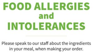 Food Allergies at Tiny Town