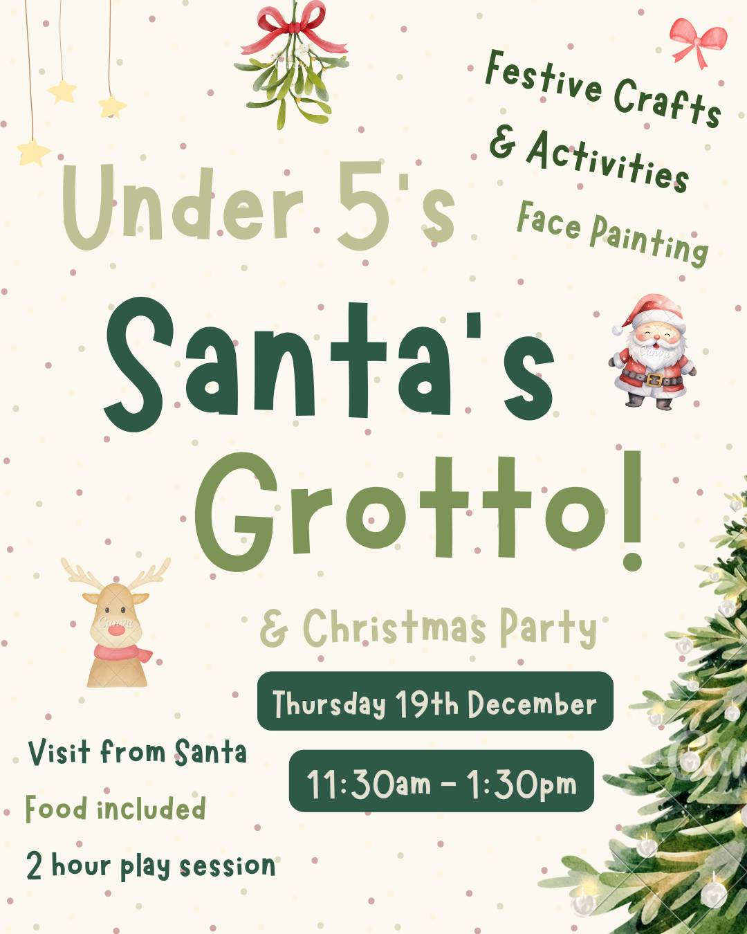 Under 5's Christmas Party